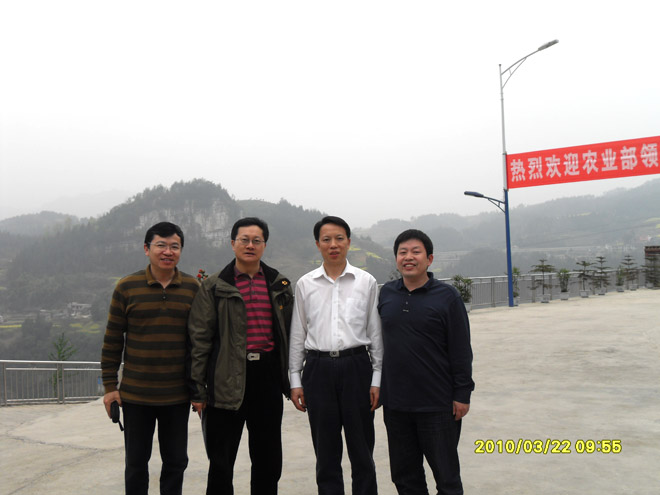 農(nóng)業(yè)農(nóng)村部張?zhí)熳艨値?、陳章全司長到重慶69指導(dǎo)工作